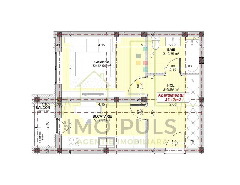 Timisoara, apartament la parter cu balcon, bucatarie separata, loc de parcare